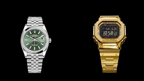 g shock vs rolex|casio vs rolex.